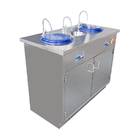 MP-2A双盘柜式金相磨抛机(不锈钢) - 多功能、高效研磨抛光设备