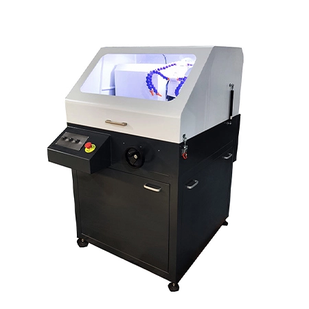 QG-5A手动金相切割机 - 立地一体式，自动循环冷却，精确定位切割